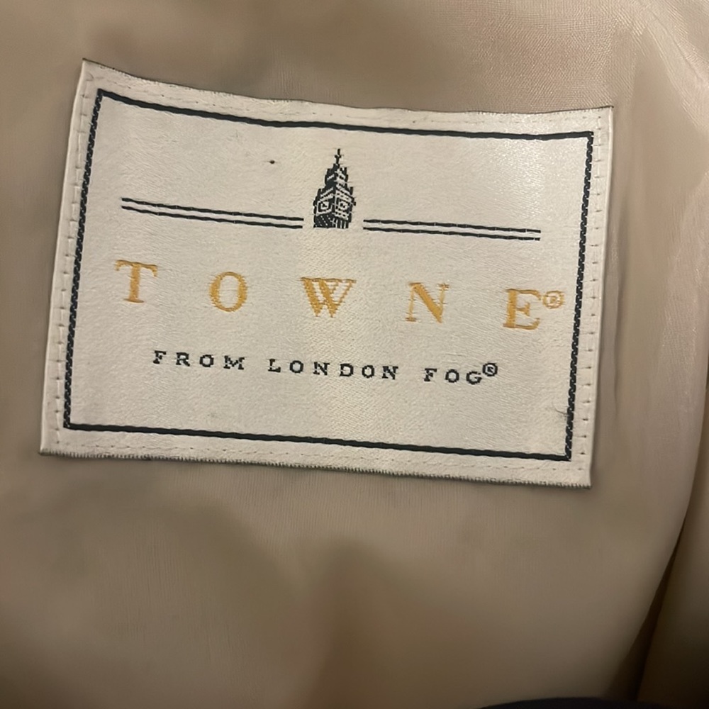 Towne from London fog trench coat - Picture 3 of 4
